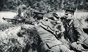 Training with Hotchkiss Machinegun - Aldershot Training with Hotchkiss Machinegun - Aldershot