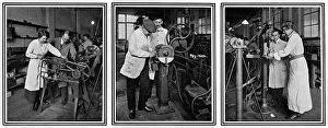 Training munition workers at Shoreditch Technical Institute Training munition workers at Shoreditch Technical Institute