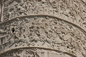 Trajans Column. Relief depicting scenes of Dacian War (1101 Trajans Column. Relief depicting scenes of Dacian War (1101