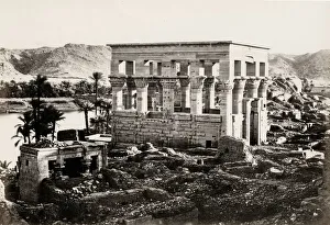 Trajan's kiosk on the Isle of Philae, Egypt Trajan's kiosk on the Isle of Philae, Egypt