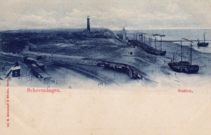 Tram railway station, Scheveningen, Netherlands Tram railway station, Scheveningen, Netherlands