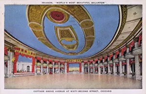 <b class=qtipBold><figcaption>Trianon Ballroom, Chicago</figcaption></b><br>The Trianon Ballroom, Cottage Grove Avenue at 62nd Street, Chicago Date: 1920s<br><em>© Mary Evans / Jazz Age Club Collection</em> Trianon Ballroom, Chicago