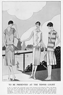 Frocks Gallery: A trio of original tennis frocks, Paris, 1926