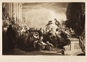 Triumphal Gallery: The triumphal entry of the Duke of Wellington into Madrid in