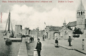 Trogir Gallery: Trogir - View of the harbour and Castle / Fortress