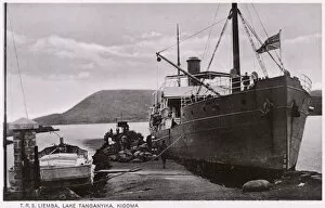 Kigoma Collection: TRS Liemba, German ship, Lake Tanganyika, Kigoma