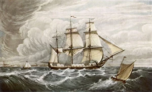 <b class=qtipBold><figcaption>'TRUE BRITON'</figcaption></b><br>East Indiaman, sank in 1809<br><em>© Mary Evans Picture Library</em> 'TRUE BRITON'