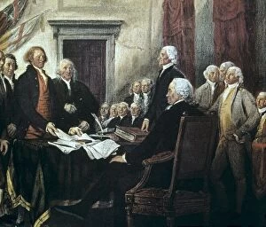 Sherman Gallery: TRUMBULL, John (1756-1843). Declaration of Independence