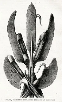 Tuaghs (from the Gaelic, tuagh-chatha), also known as Lochaber axes, a type of poleaxe Tuaghs (from the Gaelic, tuagh-chatha), also known as Lochaber axes, a type of poleaxe