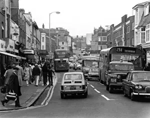 Well Prints: Tunbridge Wells Heavy Traffic Print circa 1980