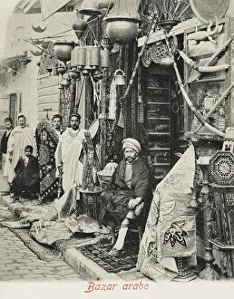 Plates Gallery: Tunisia - Arab Bazaar