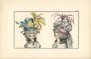 Turkish-style bonnet with diadems and high-priestess bonnet Turkish-style bonnet with diadems and high-priestess bonnet