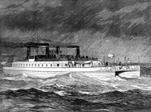 Sailing Ships Gallery: Twin Steam-Ship Castalia, September 1874