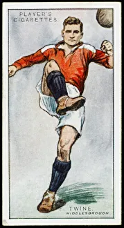 <b class=qtipBold><figcaption>Twine/Middlesbrough Football</figcaption></b><br>F Twine, player for Middlesbrough<br><em>© Mary Evans Picture Library</em> Twine/Middlesbrough Football