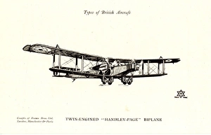 Types of British Aircraft -- Handley-Page Biplane Types of British Aircraft -- Handley-Page Biplane