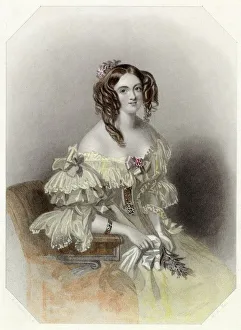 A typical elegant Englishwoman: Mrs Verschoyle Date: circa 1845 A typical elegant Englishwoman: Mrs Verschoyle Date: circa 1845