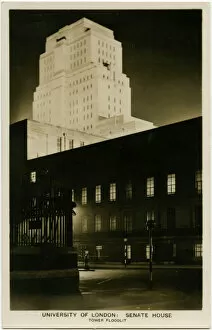 Colleges Collection: UCL - Senate House - Floodlit
