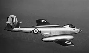 Uk Royal Airforce 2 Squadron Gloster Meteor Fr-9 Aircraft Uk Royal Airforce 2 Squadron Gloster Meteor Fr-9 Aircraft