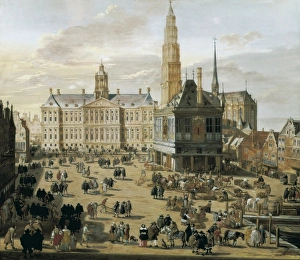 ULFT, Jacob van der (1627-1689). Damm Square ULFT, Jacob van der (1627-1689). Damm Square