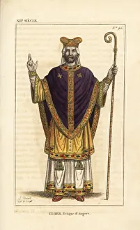 Ulger, Bishop of Angers Print, 1834