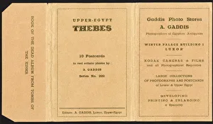 Un-folded wallet - set of photographic postcards by A Gaddis Un-folded wallet - set of photographic postcards by A Gaddis