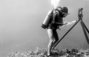 Inflatable Gallery: Underwater theodolite off the coast of Malta