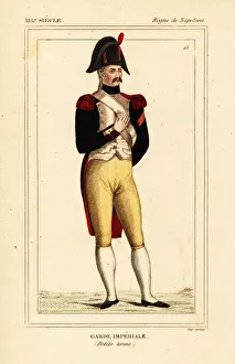 Uniform of the Imperial Guard (petite tenue), Napoleonic era Uniform of the Imperial Guard (petite tenue), Napoleonic era