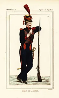 Uniform of a Marine of the Guard, Marin de Uniform of a Marine of the Guard, Marin de