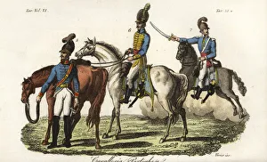 Uniforms of the Portuguese cavalry, 1800s Uniforms of the Portuguese cavalry, 1800s