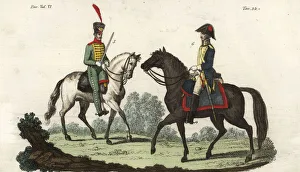 Uniforms of the Spanish Cavalry, 1800s Uniforms of the Spanish Cavalry, 1800s