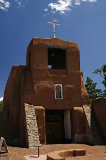 Images Dated 11th August 2008: United States. Santa Fe. San Miguel Mission. 17th-18th centu