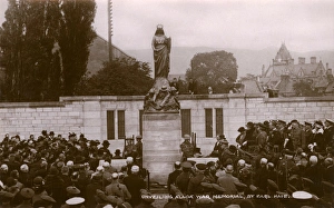 Unveiling of War Memorial by Earl Haig, Alloa, Scotland Unveiling of War Memorial by Earl Haig, Alloa, Scotland
