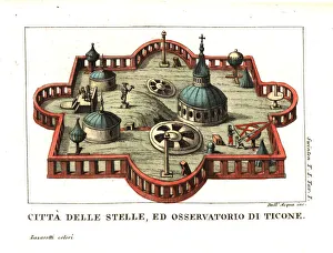 The Uraniborg, or City of Heaven, on the Island The Uraniborg, or City of Heaven, on the Island