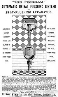 Images Dated 22nd September 2017: Urinal Advert 1889