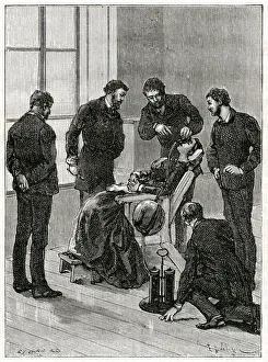 Dental Gallery: Use of anaesthetics in dentistry, Paris, France 1885
