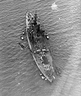 USS Utah (BB-31) off Cowes