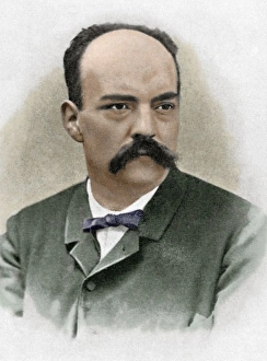 Valenti Almirall (1841-1904). Colored engraving Valenti Almirall (1841-1904). Colored engraving