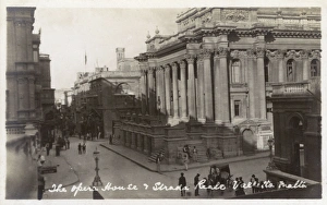 Valletta, Malta - Opera House and Strada Reale (Republic St) Valletta, Malta - Opera House and Strada Reale (Republic St)