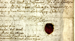 <b class=qtipBold><figcaption>Will of Van Dyck</figcaption></b><br>Will of Sir Anthony Van Dyck 4 December 1641, proved 13 December 1641 Date: 13th December 1641<br><em>© Mary Evans / National Archives</em> Will of Van Dyck