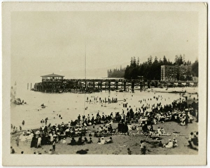 Vancouver, Canada - Bathing Beach - English Bay Vancouver, Canada - Bathing Beach - English Bay