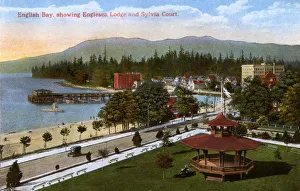 Vancouver, Canada - English Bay showing Englesea Lodge Vancouver, Canada - English Bay showing Englesea Lodge