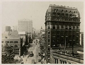 Vancouver, Canada - Hastings Street and Dominion Building Vancouver, Canada - Hastings Street and Dominion Building