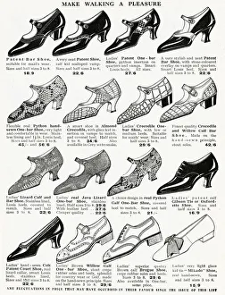 A Variety of women's walking shoes 1926 A Variety of women's walking shoes 1926