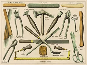 Including Collection: Various shoemaking tools