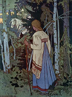 Vasilissa on her way to the Baba-Yaga Vasilissa on her way to the Baba-Yaga