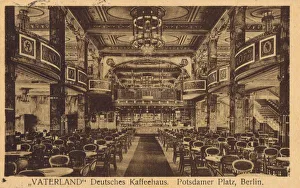 <b class=qtipBold><figcaption>Vaterland Coffee House, Berlin</figcaption></b><br>Vaterland Coffee House, Potsdamer Platz, Berlin Date: 1920s<br><em>© Mary Evans / Jazz Age Club Collection</em> Vaterland Coffee House, Berlin