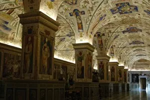 Images Dated 3rd March 2009: Vatican Library. Interior. Vatican City