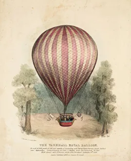 Images Dated 7th December 2011: Vauxhall Royal Balloon first ascent