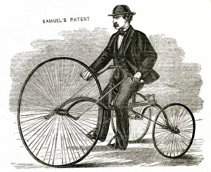 Velocipede, early form of bicycle 1869 Velocipede, early form of bicycle 1869