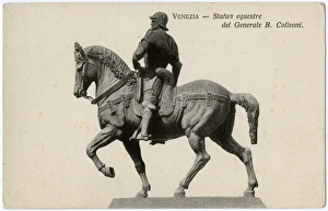 Venice, Italy - Equestrian Statue of General B. Colleoni Venice, Italy - Equestrian Statue of General B. Colleoni